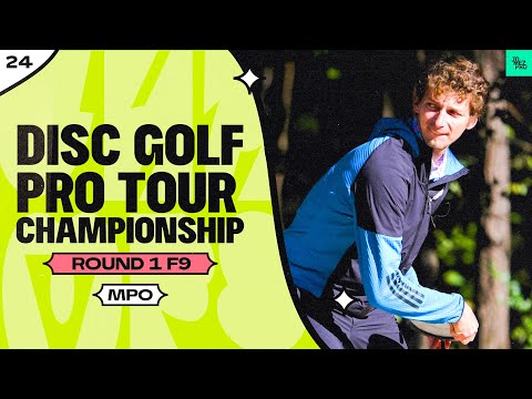 2024 Disc Golf Pro Tour Championship | MPO R1F9 | Buhr, Wysocki, Anttila, Heimburg | JomezPro