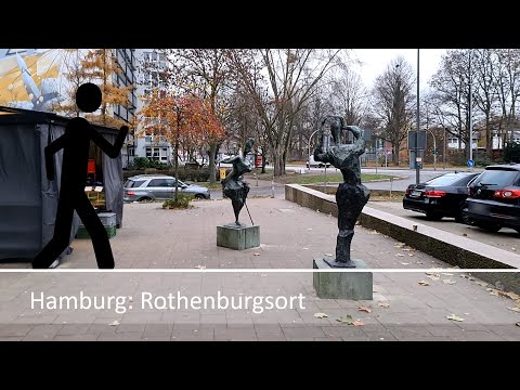 Der Geher in Hamburg: Rothenburgsort