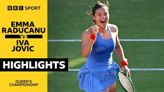 Emma Raducanu makes Queen's Final 🎾 | Queen's Championship Highlights | Tennis | BBC Sport