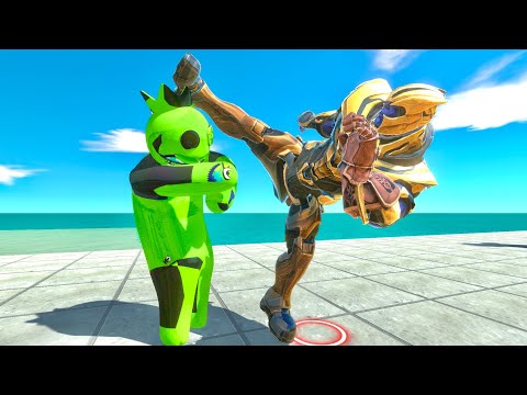 Green Rainbow Friend vs The Avengers #7 Final Boss - ARBS - Animal Revolt Battle Simulator