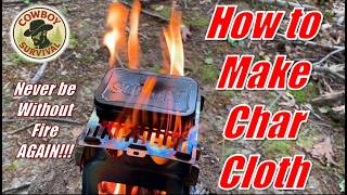 Make Char Cloth at Home - DIY Firestarter