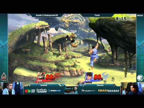 SUU2 - Sodrek (Fox) Vs. Denvin (Ryu) - Pools - Smash 4
