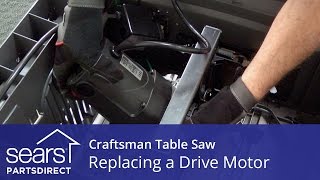 Replace a Craftsman Table Saw Drive Motor