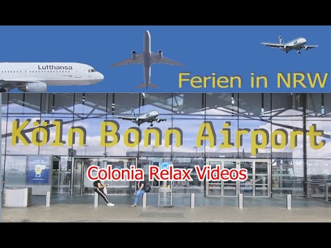 Köln / Cologne Konrad Adenauer Airport ♦ Flughafen Köln / Bonn CGN ♦ Germany [4K] Ferien in NRW