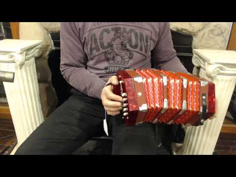 4566 - Red Anglo Concertina CG 20 $199