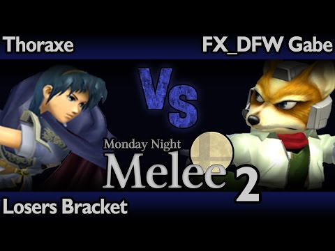 MNM2 Melee - Thoraxe (Marth,Fox) vs FX_DFW Gabe (Fox) - Losers Bracket