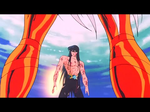 SHIRYU DESTRUYE LA LANZA SAGRADA DE CRISAOR USANDO EXCALIBUR - TREMENDO, GRACIAS SHURA