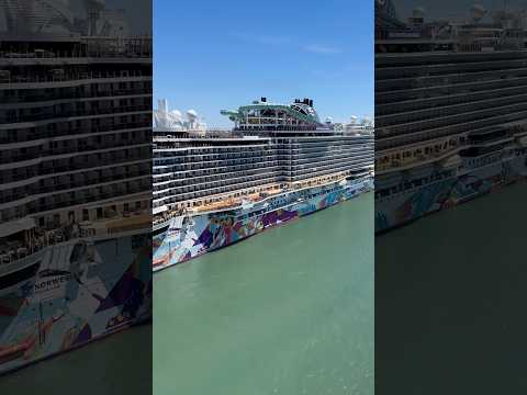 Thumbnail for Norwegian Aqua leaving Port Canaveral for NYC! #norwegiancruiseline #norwegianaqua #cruiseship