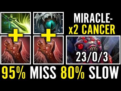 95% Miss 80% Slow Miracle Nightmaire Build for Broodmother Miracle- Dota 2