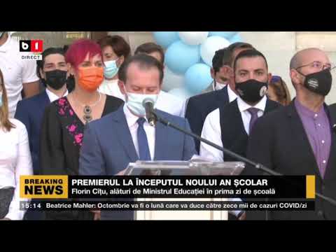 PREMIERUL A DANSAT ALATURI DE ELEVII DE LA COLEGIUL NATIONAL LAZAR IN PRIMA ZI DE SCOALA_Stiri B1