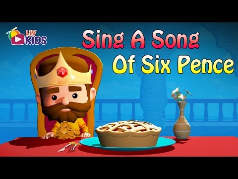 Sing A Song Of SixPence with Lyrics | LIV Kids Nursery Rhymes and Songs | HD