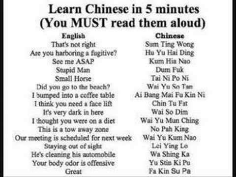 Learn Chinese in 5 mins