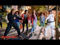 Daniel LaRusso vs Johnny Lawrence Fight Scene [4K UHD] | Cobra Kai Season 4