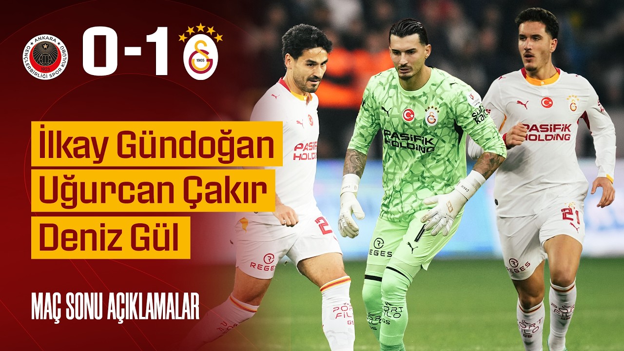 🎙️ Deniz Gül, Uğurcan Çakır ve İlkay Gündoğan'dan maç sonu açıklamalar #GBvGS