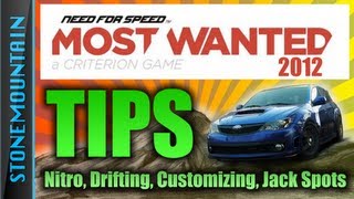 NFS: Most Wanted 2012 Tips | Customization, Jack Spots, Drifting, Nitro(Koenigsegg Agera R Gameplay)