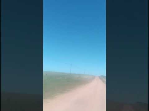 Camino de ruta 6 a pueblo Cerrillada , departamento de Rivera , Uruguay , videitos cultura uruguaya 