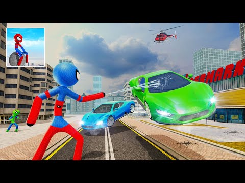 Spider Stickman Rope Hero| Super Hero Games 2022| Spider Rope Hero |New Games 2022
