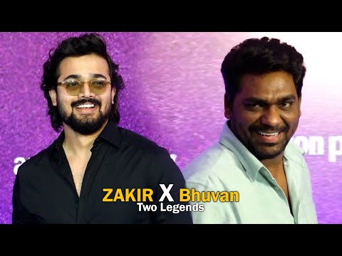 Two Legends Zakir Khan And Bhuvan Bam Arrive At Tamannaa Bhatia's Film 'Jee Karda' Premiere