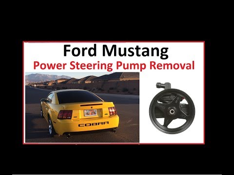 Ford Mustang Power steering pump removal
