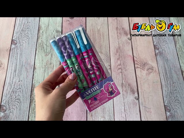 Ручка гелевая стираемая Niconico - видео