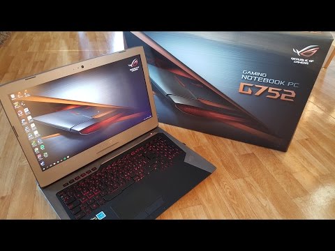 ASUS ROG G752 VT Unboxing and short review