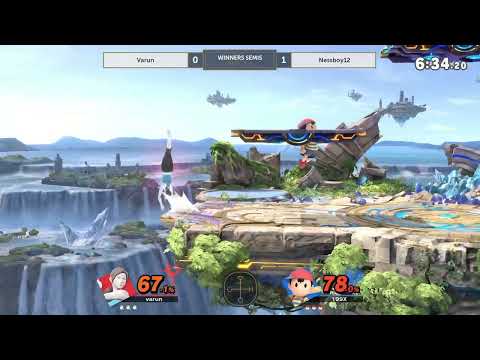 varun (Wii Fit Trainer) vs Nessboy12 (Ness) - Guild Smash #38 Winners Semi Finals