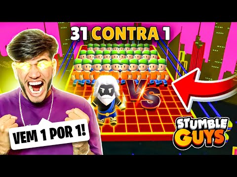 TODOS CONTRA O ZEUS NO STUMBLE GUYS - DESAFIO MAIS DIFÍCIL DO BLOCKDASH