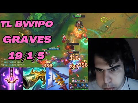 TL BWIPO PLAYS GRAVES VS KHAZIX JUNGLE |NA CHALLENGER PATCH 13.10| [League of Legends] Full Gameplay