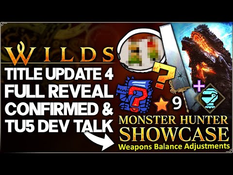 Monster Hunter Wilds - MORE Title Updates, New TU4 Details, Weapon Changes & More - New Dev Talk!