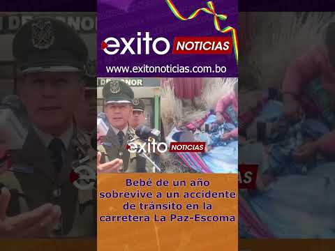 Bebé de un año sobrevive a un accidente de tránsito en la carretera La Paz Escoma