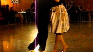 Virginia Uva y Cesar Agazzi ,Flor de Montserrat en il giardino del tango. Roma  2O11