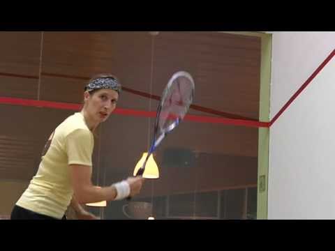 Sabine Schöne - Preparation for the 2010 Squash World Championship at FIT PLUS