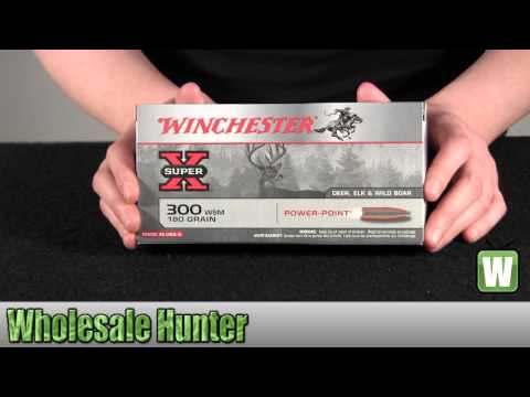 Winchester Ammo 300 Winchester Short Magnum 180gr Super-X Power Point per 20 X300WSM Unboxing