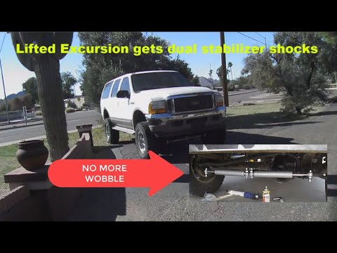 2000 Ford Excursion Rough Country Dual Stabilizing Steering Kit Install