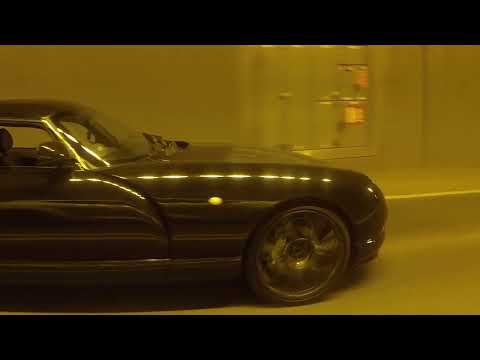 TVR Cerbera pop's, bangs and flames