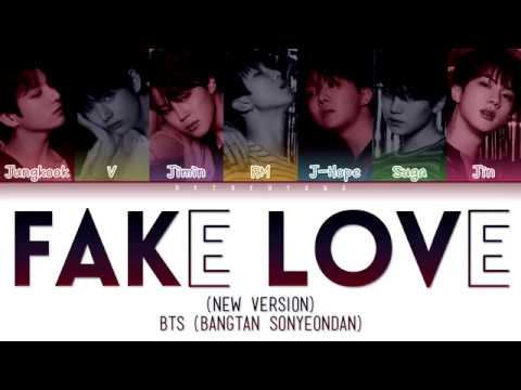 BTS (방탄소년단) - FAKE LOVE (Rocking Vibe Mix) (Color Coded Lyrics/Han/Rom/Eng)