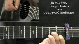 How To Play George Harrison Be Here Now (intro only)
