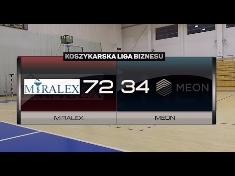 Miralex vs Meon - X kolejka - I Liga Poznań - Koszykarska Liga Biznesu