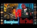 Scorpion Mortal Kombat Vs Red Skull Marvel Comics Ultimate Mugen Fight 2017