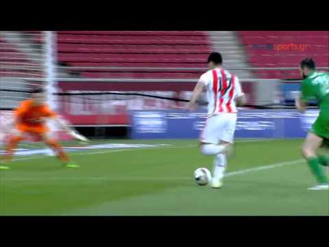 Olympiakos (3) vs (0) Panthrakikos - Gol Felipe Pardo