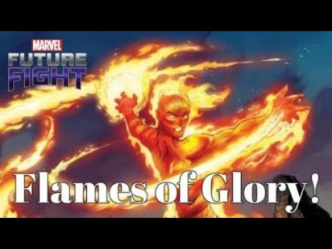 Human Torch(FF uniform) plays the same but with perks, Cull 45, Marvel future fight