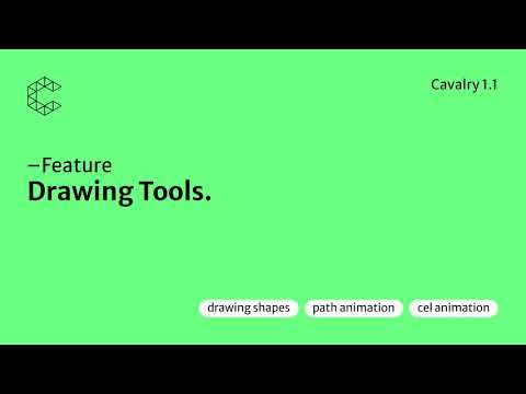 Features | Cavalry's Drawing Tools.