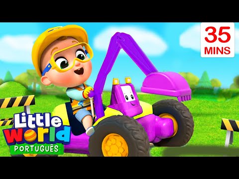 Construir é tão legal, Nico! 🚜 | O Mundo de Nina e Nico - Little World Português