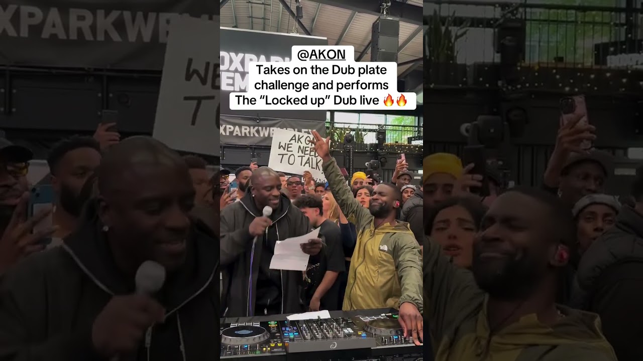 akon Takes on the Dub plate challenge and performs The “Locked up” Dub live 🔥🔥written by