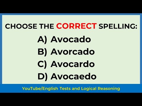 20 ADVANCED SPELLING QUIZ | Spelling #challenge 44