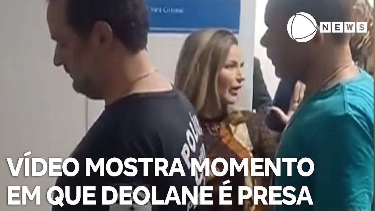 Vídeo mostra momento em que Deolane teria recebido voz de prisão