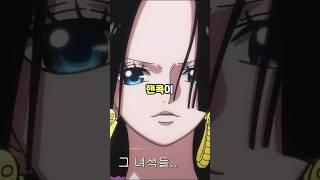 칠무해 보아핸콕이 해군대장이랑 싸우려고 했던 이유