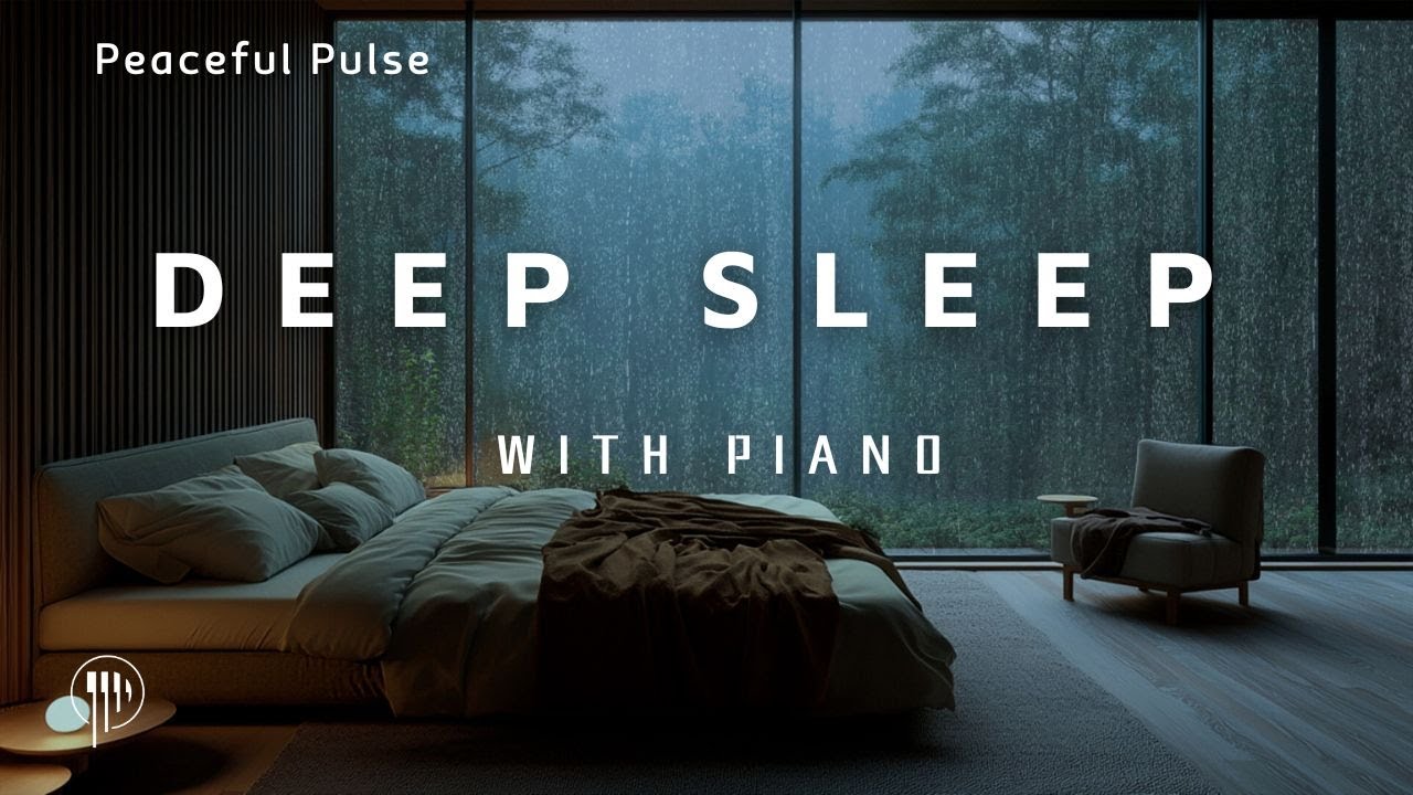 Relaxing Symphony of Piano & Raindrops - Rain on Window |Relaxing Sounds for Sleep, Insomnia, Study