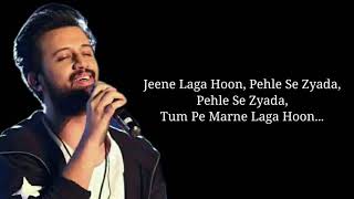 Jeene Laga Hoon Full Song With Lyrics by Atif Aslam &amp; Shreya Goshal