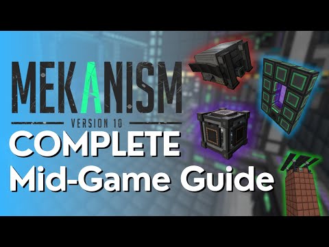 Mekanism Mid-Game Tutorial (Digital Miner, Thermal Evaporation & Ore Processing etc)